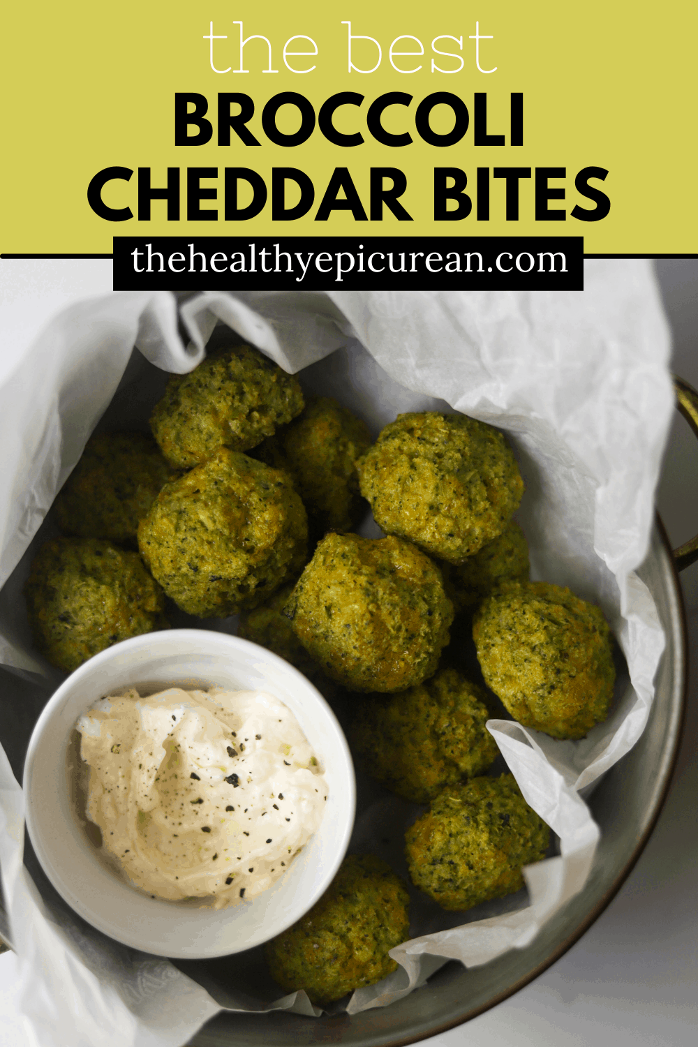 Broccoli Cheddar Bites The Healthy Epicurean
