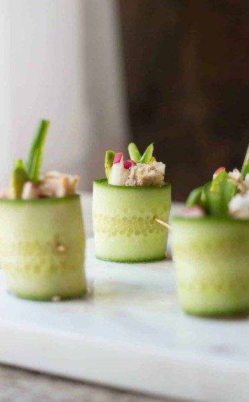 Tuna Cucumber Sushi Rolls - The Healthy Epicurean