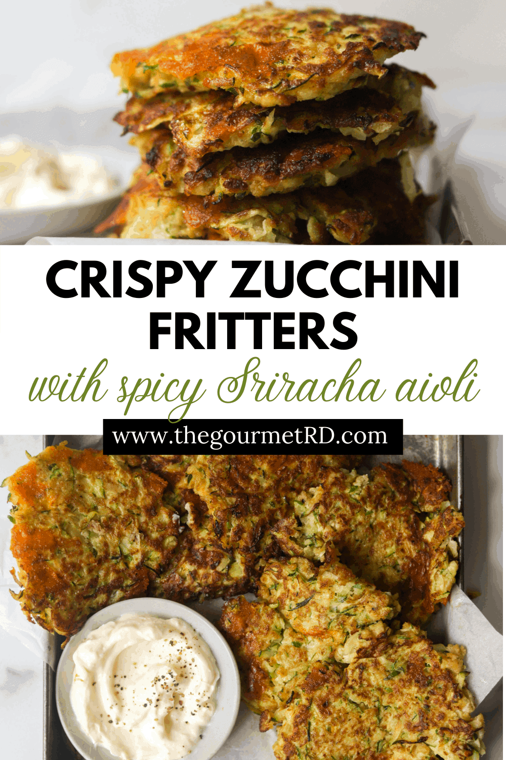 Crispy Zucchini Fritters - The Healthy Epicurean