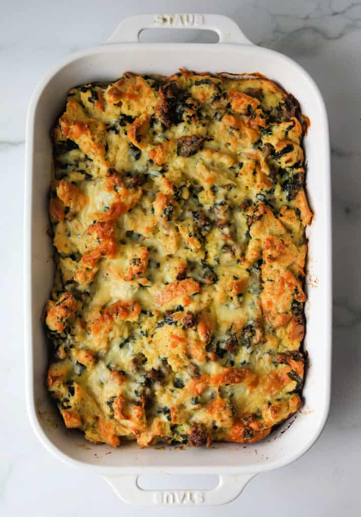 Sourdough Breakfast Casserole - The Healthy Epicurean