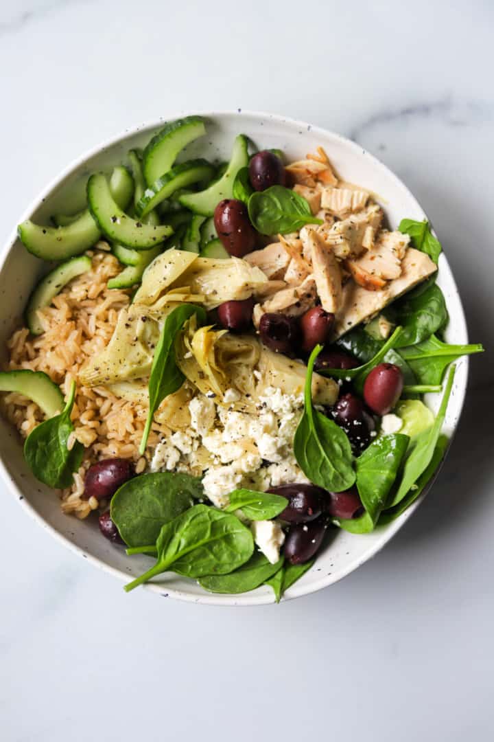 Greek Chicken Bowls - The Healthy Epicurean
