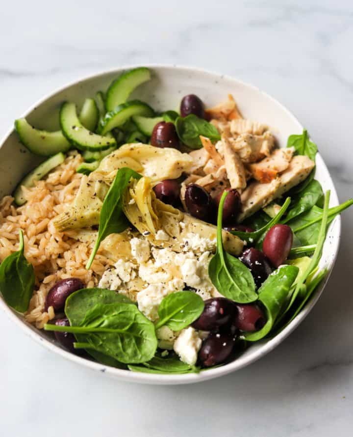 Greek Chicken Bowls - The Healthy Epicurean