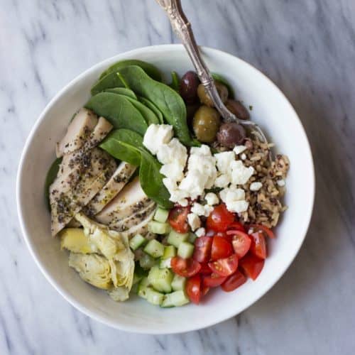 Greek Chicken Bowls - The Healthy Epicurean