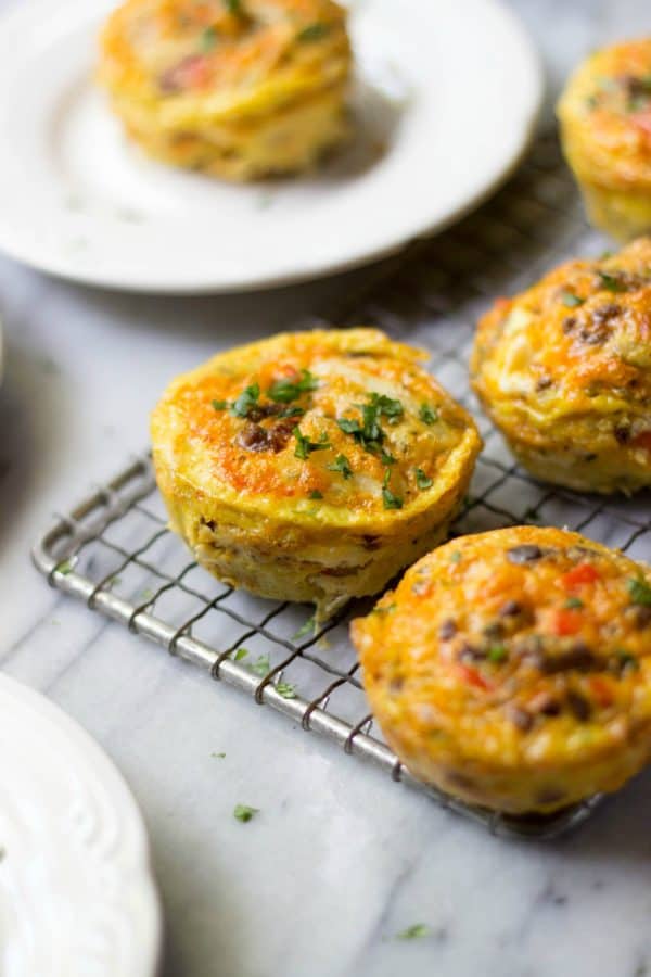 Hash Brown Egg Muffins with Chorizo (with video!) - The Healthy Epicurean