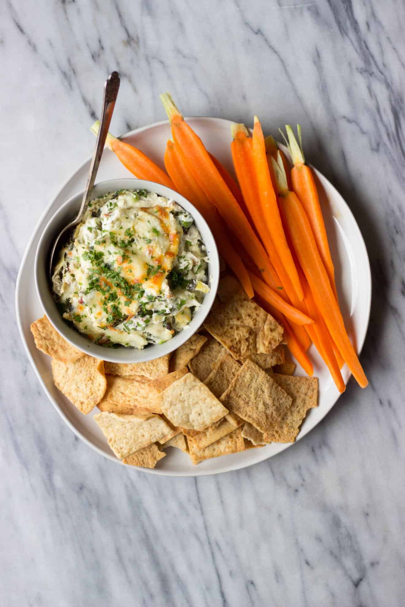 Cheesy Bacon Spinach Dip with Artichokes The Healthy Epicurean