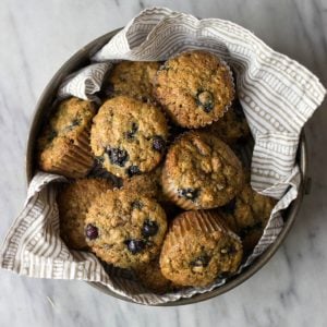 Blueberry Date Muffins