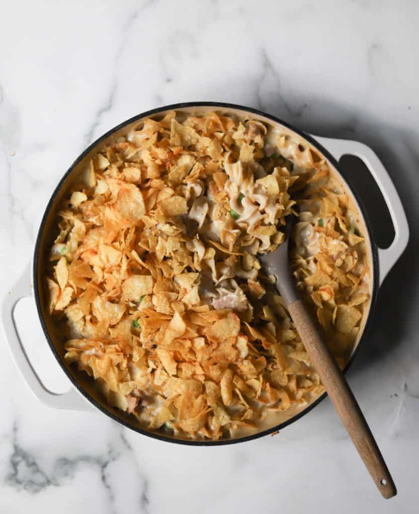 Tuna Noodle Casserole with Potato Chips The Healthy Epicurean