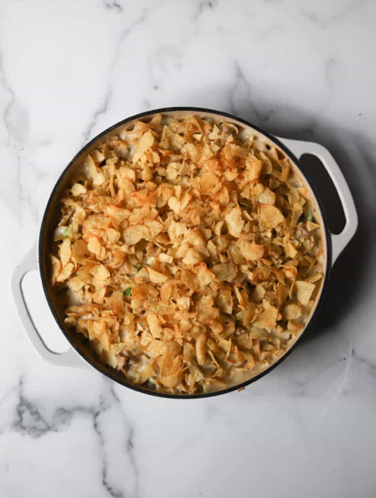 Tuna Noodle Casserole With Potato Chips - The Healthy Epicurean