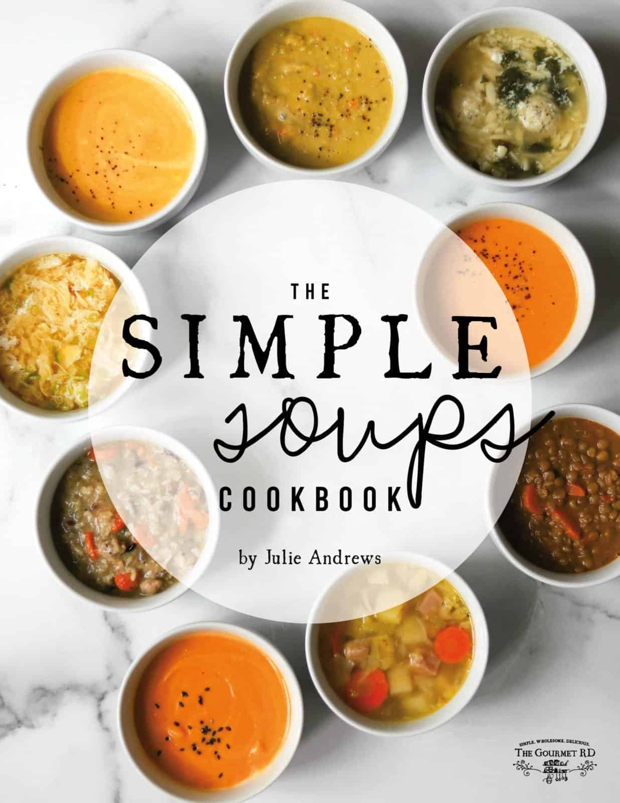 Simple Soups Cookbook Cover.