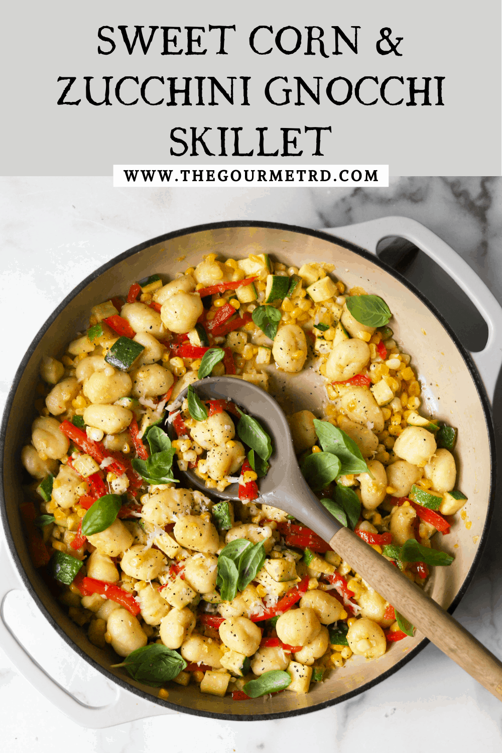 Sweet Corn and Zucchini Gnocchi Skillet
