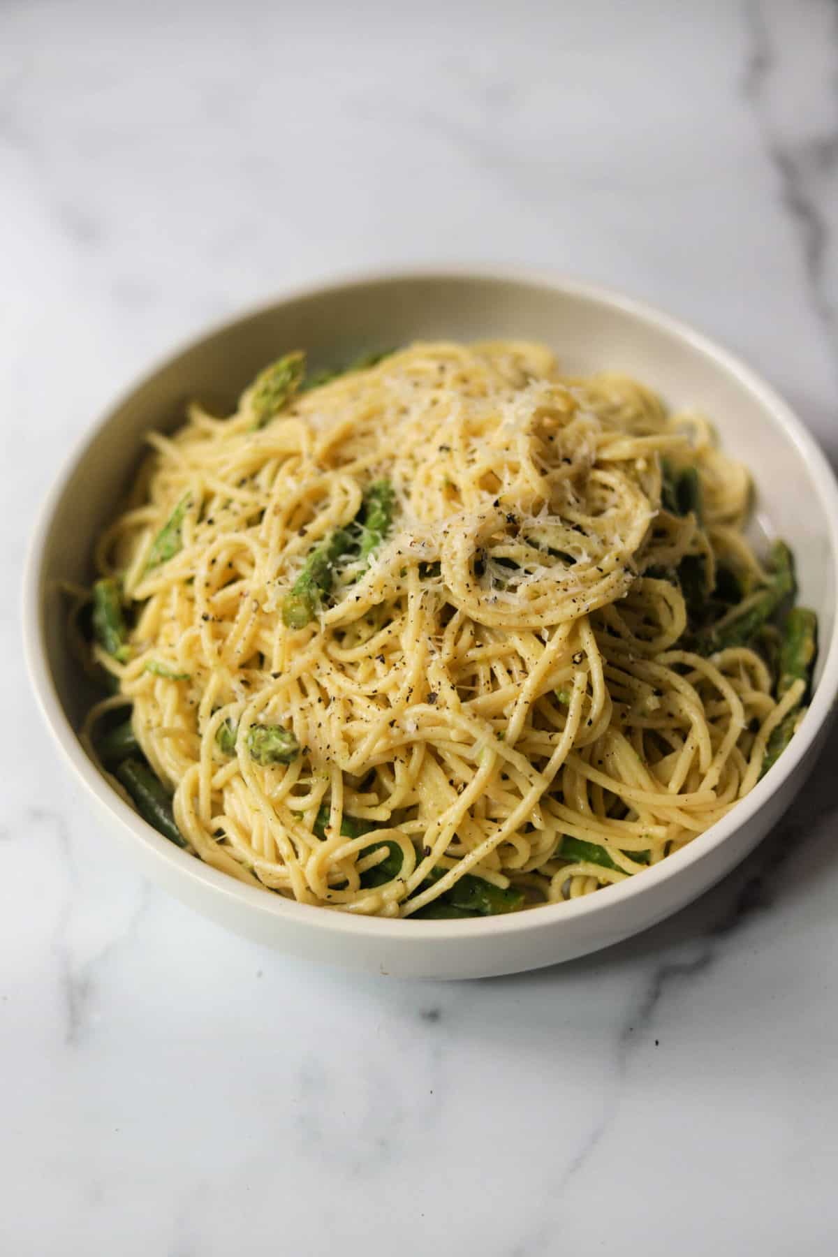 Lemon Asparagus Pasta