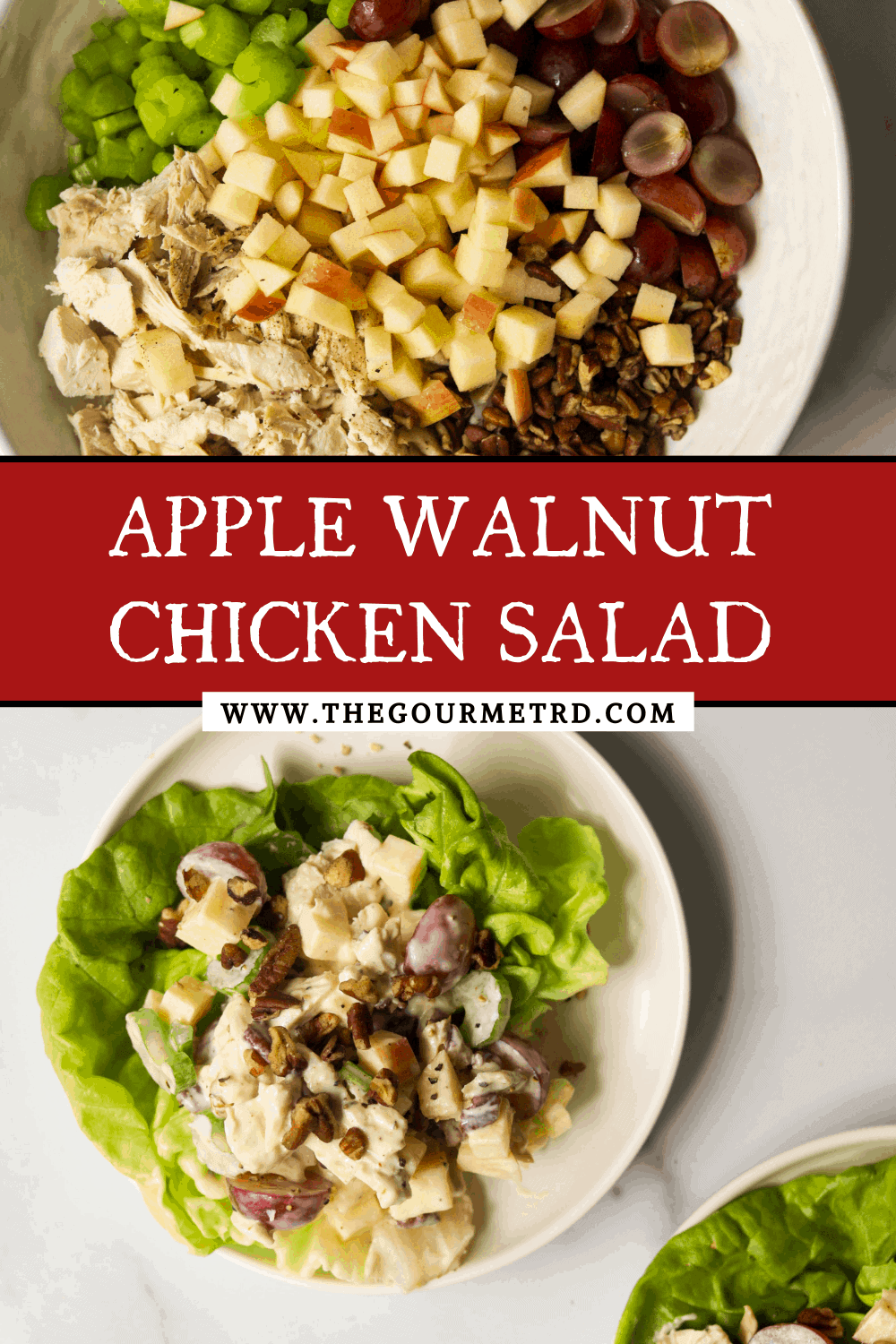 Apple Walnut Chicken Salad - The Healthy Epicurean