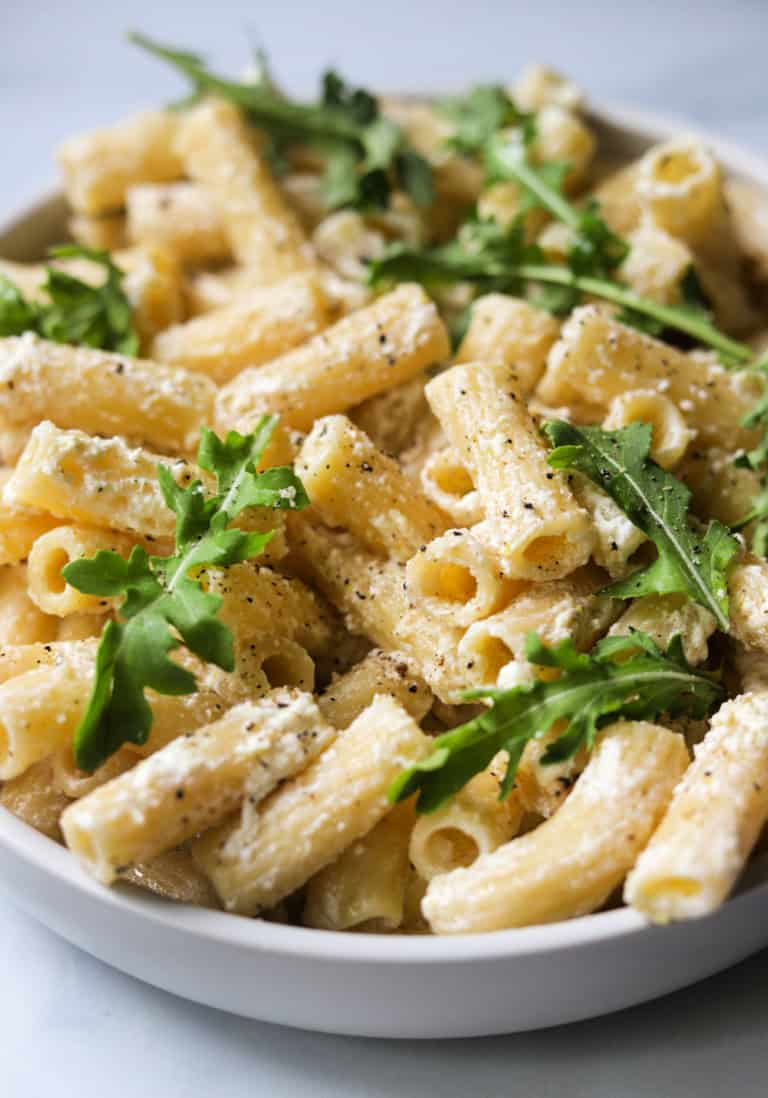 Lemon Ricotta Pasta - The Healthy Epicurean