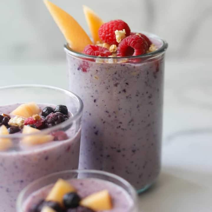 Berry Cantaloupe Smoothie - The Healthy Epicurean