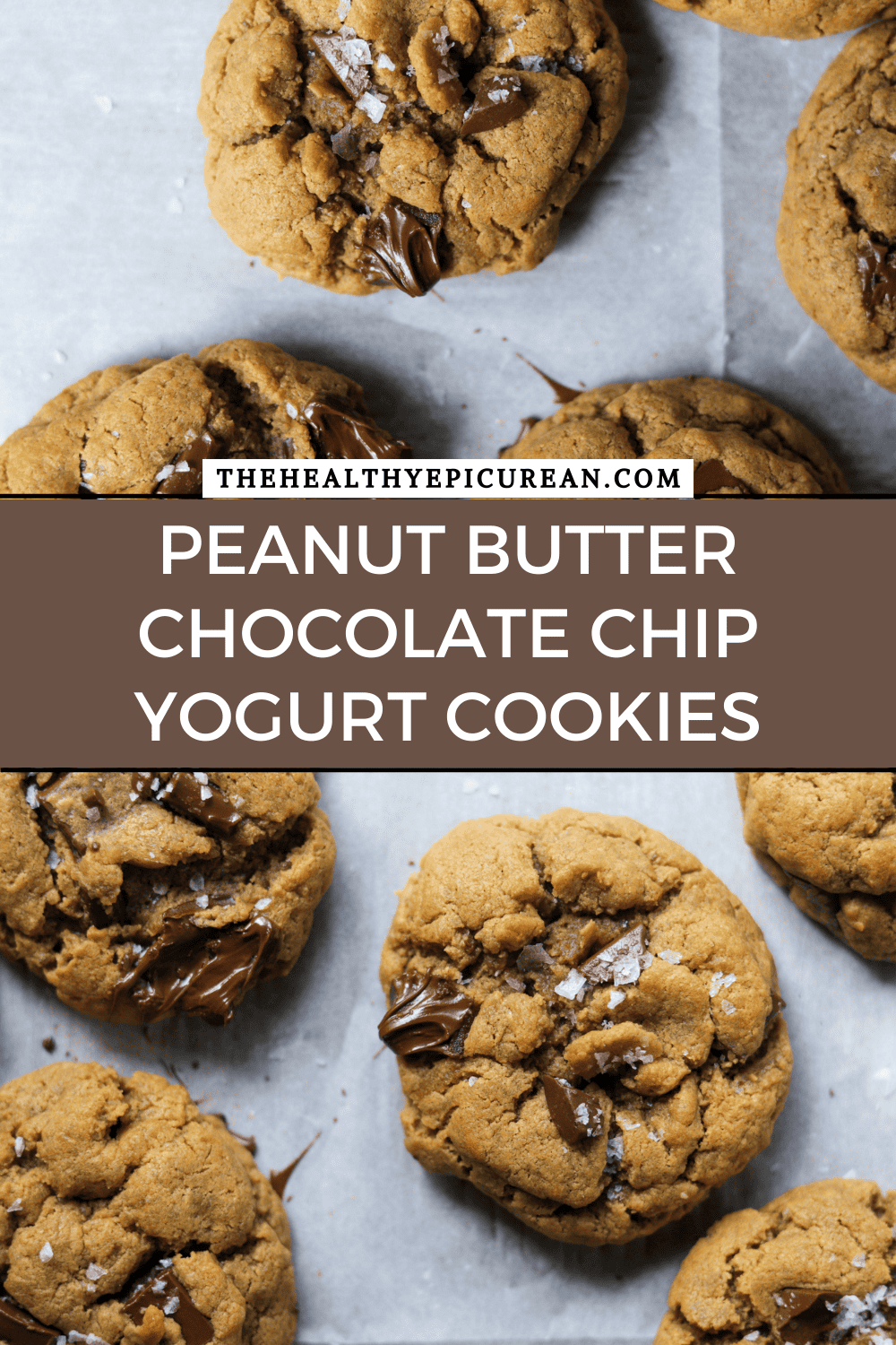 Peanut Butter Chocolate Chip Yogurt Cookies The Healthy Epicurean