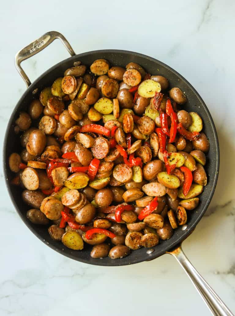 Chicken Sausage and Potato Skillet