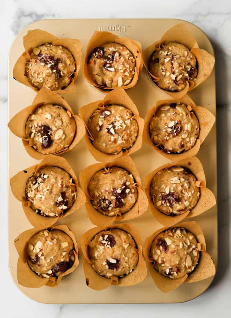 Cherry Almond Muffins