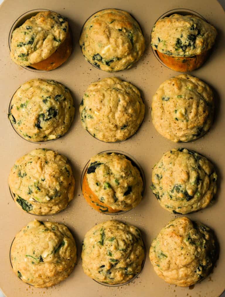 Spinach Feta Muffins