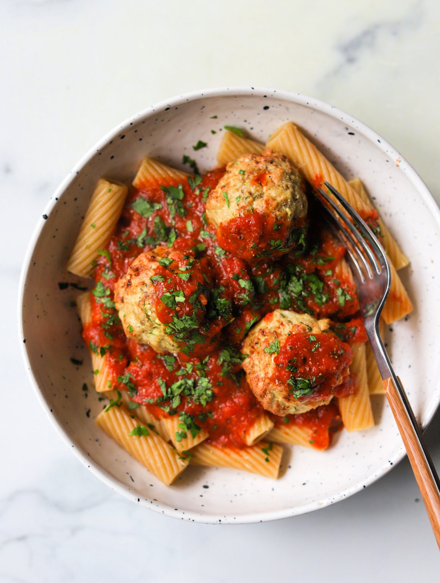 Air Fryer Turkey Zucchini Meatballs